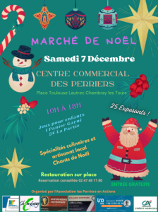 Marché de Noël – Les Perriers en action # Chambray lès Tours @ Centre Commercial Des Perriers | Chambray-lès-Tours | Centre-Val de Loire | France