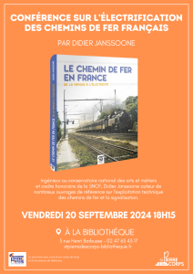 l’Électrification des Chemins de fer français # Saint Pierre des Corps @ Bibliothèque Municipale | Saint-Avertin | Centre-Val de Loire | France